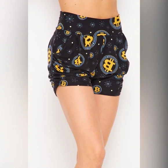 Casual & Comfy Soft Harem Black Shorts - Picture 6 of 9